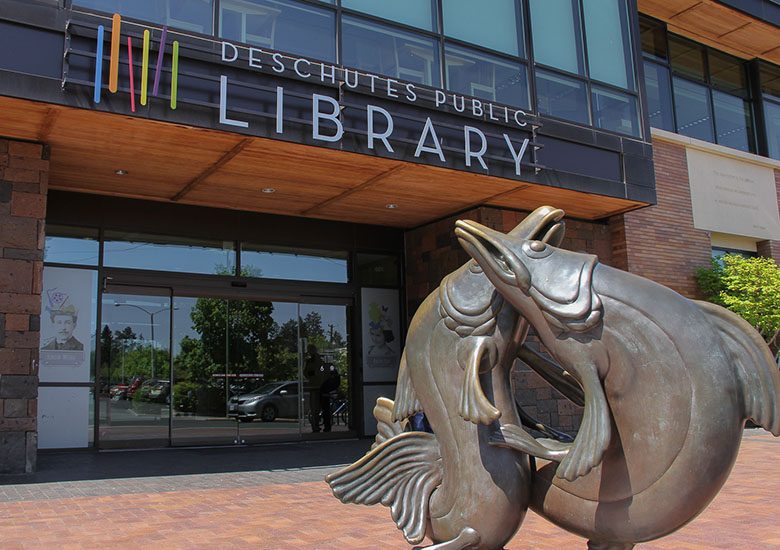 Photograph of the The Downtown Bend Library, Oregon